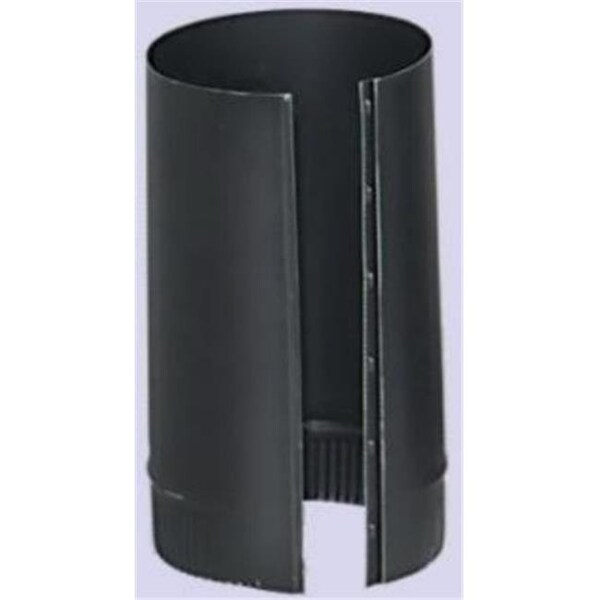 Integra Miltex Gray Metal Products Inc. 8-24-600A 8 Inch x 12 Inch 24-ga Snap-Lock Black Stovepipe 73815 - main
